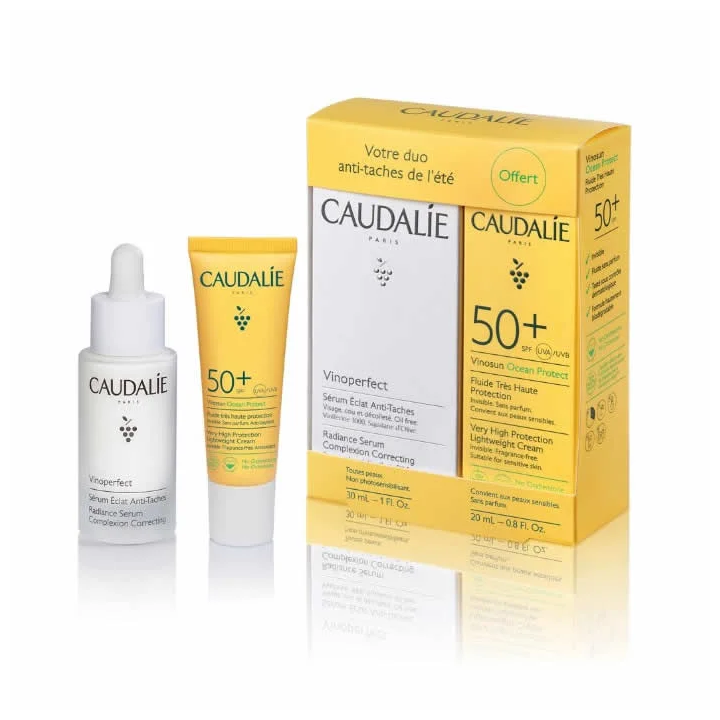 Caudalie Vinoperfect Serum Für Mehr Ausstrahlungund Gegen Pigmentsttörungen 30ml Set 2 Artikel