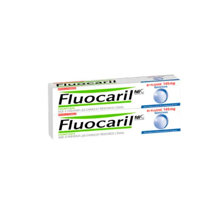 Fluocaril Gum Toothpaste Bifluoride 145mg Pack 2 x 75ml