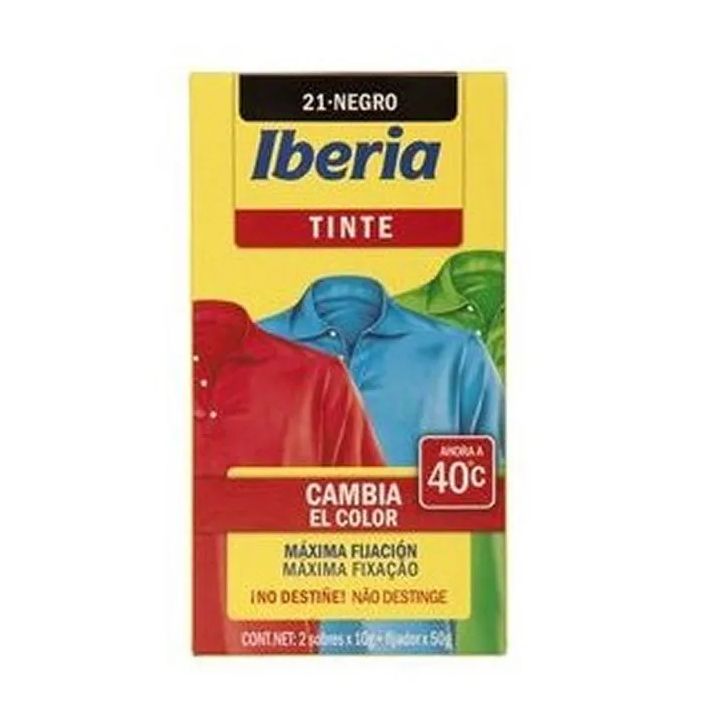 Iberia Tinte Para Ropa Negro nº21