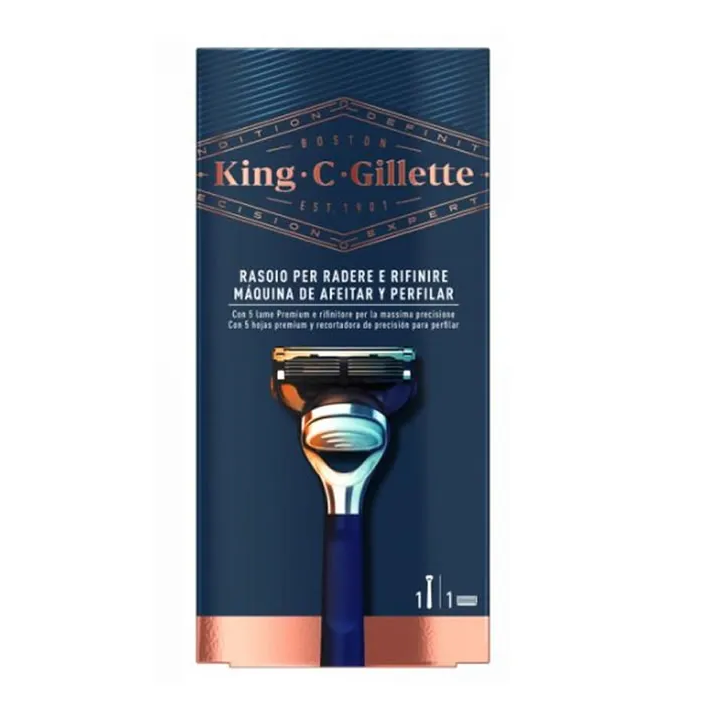 Gillette King Máquina De Afeitar Y Perfilar