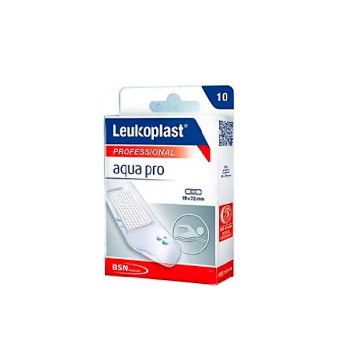 Leukoplast Aquapro Transparent Plaster 19x72mm 10U