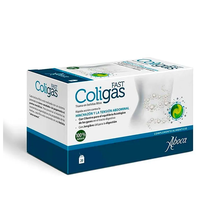 Aboca Coligas Fast 20 Filter Sachets 