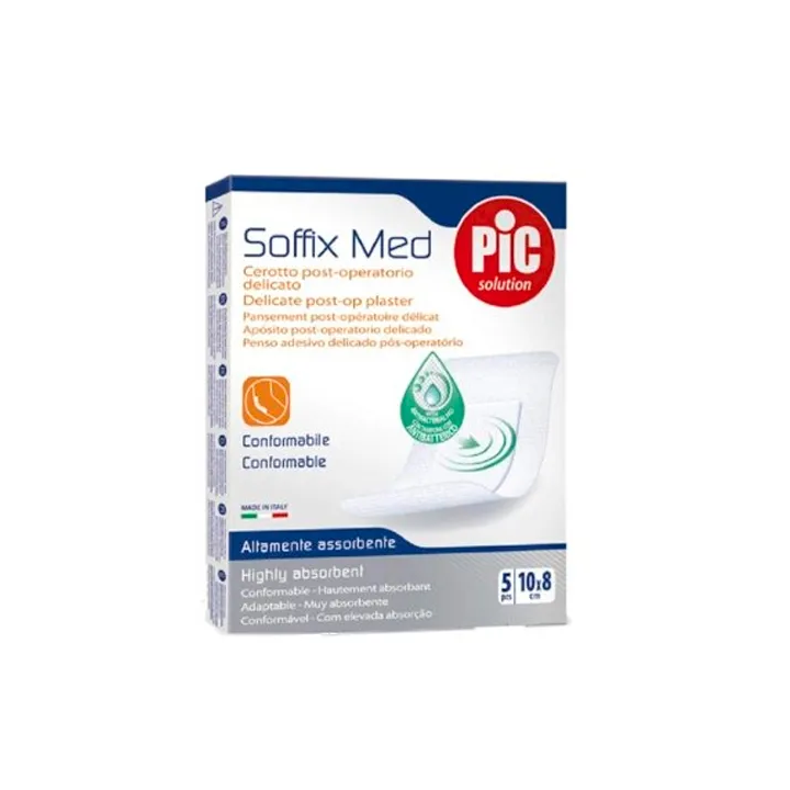 Pic Soffix Med Steriler Verband 10x8cm 5U 