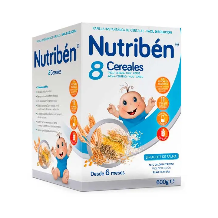 Nutribén Papilla 8 Cereali 600g 