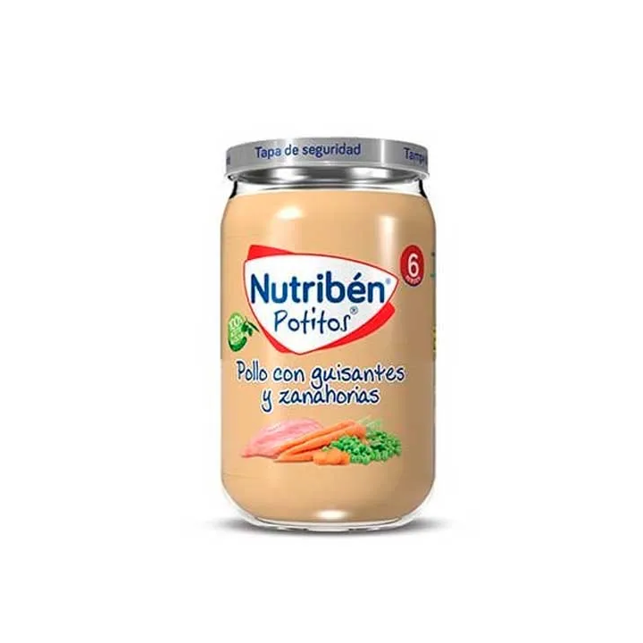 Nutribén Pollo con Piselli e Carote 235g