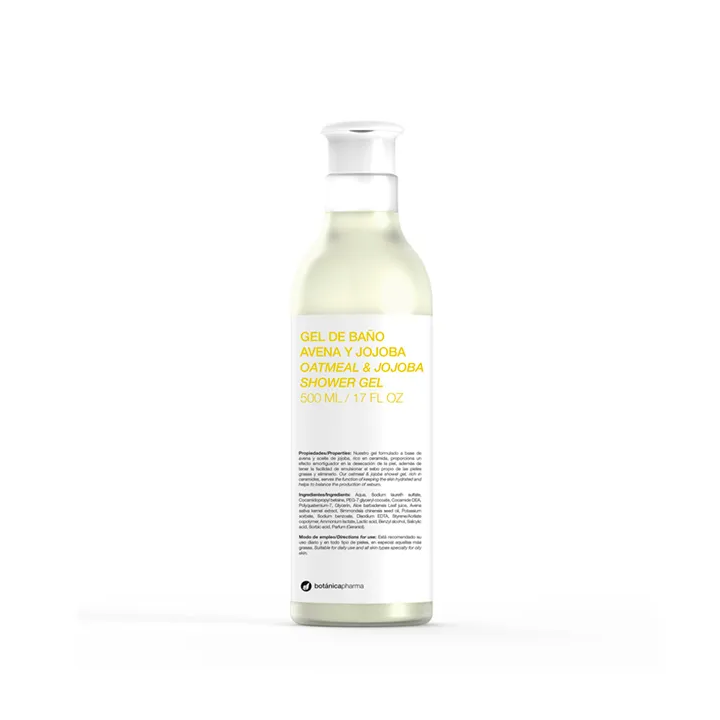 Botánicapharma Gel da Bagno All'avena e Jojoba 500ml 
