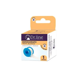 Dr. Line Esparadrapo Blanco Textil 5x2,5cm X12