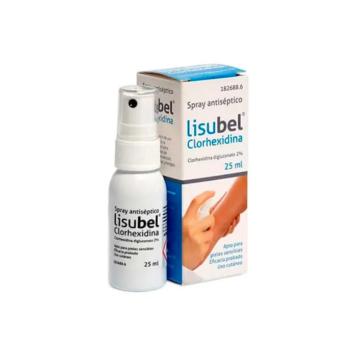 Lisubel Clorhexidina 2% Pulverizador 25ml 