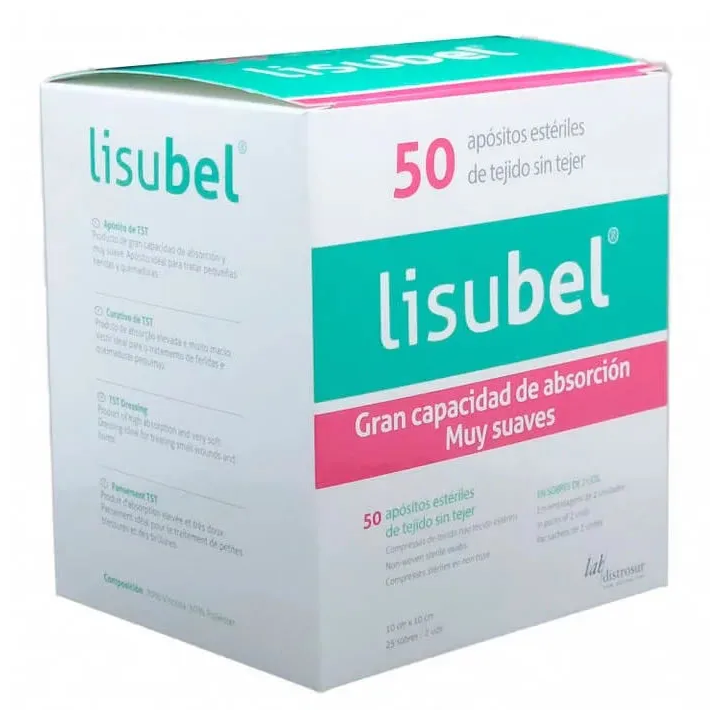 Lisubel 50 Sterile Cloth Band-Aids 10x10