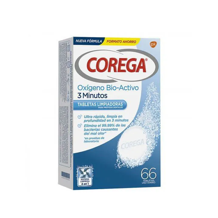 Corega 3 Minuten Aktiv-Sauerstoff 60 Einheiten