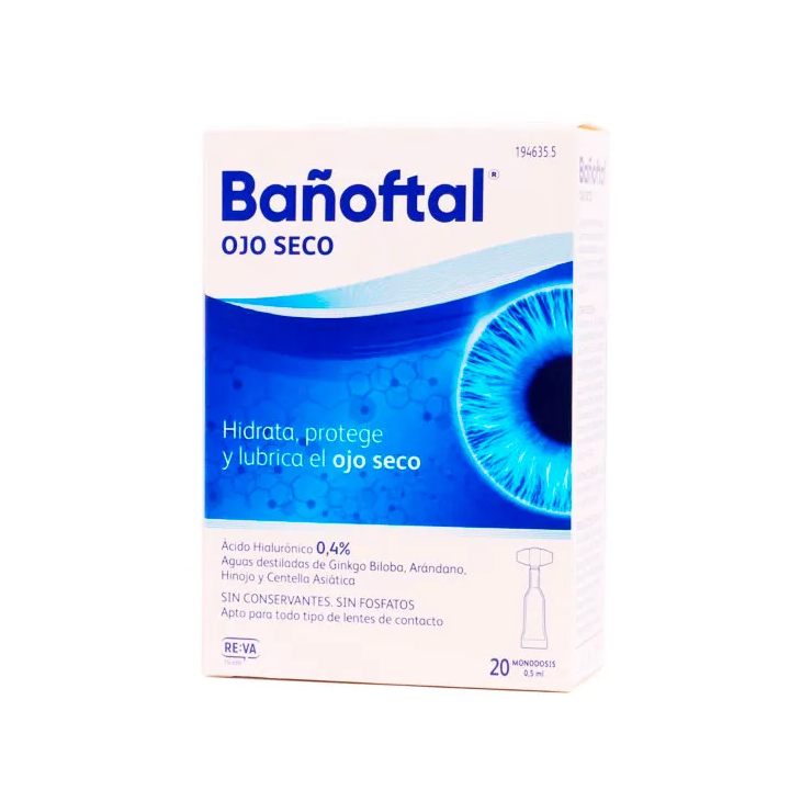 Bañoftal Trockenes Auge Einzeldosis 0,4 20U 