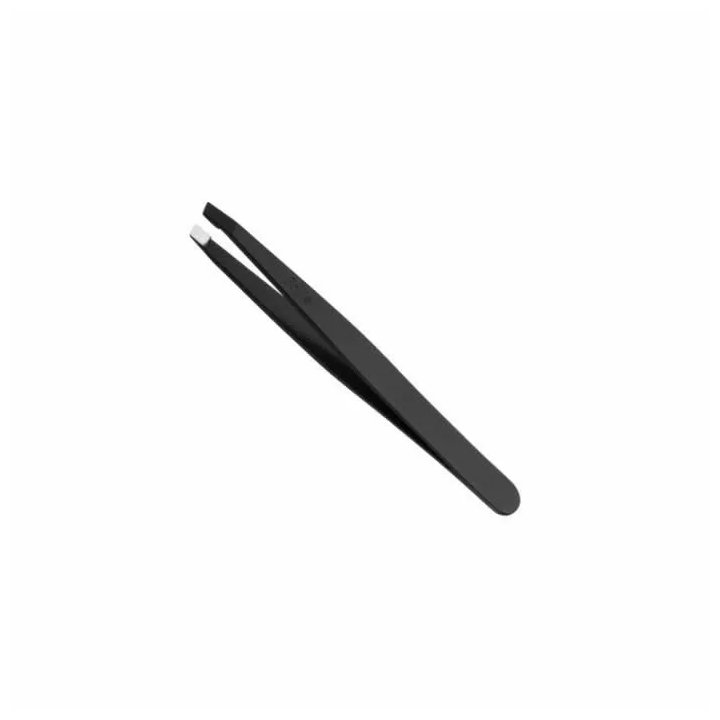 Eurostil Black Stainless Steel Tweezers 9cm