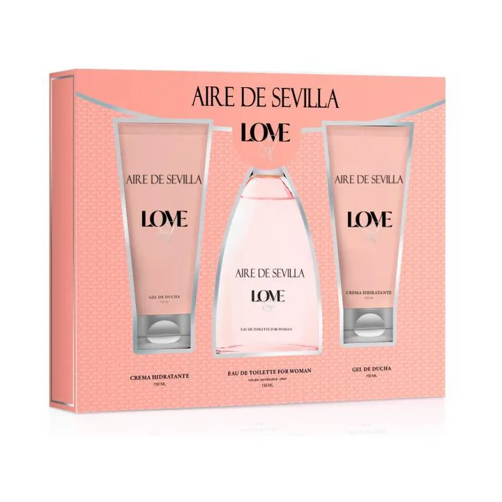 Instituto Español Aire De Sevilla Love Edt Spray 150ml Set 3pzas