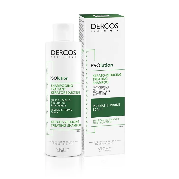 Vichy Dercos Psolution Shampoo Keratoreducing Treatment 200ml
