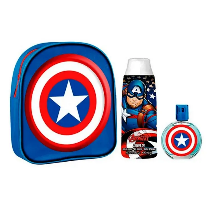 Captain America Eau De Toilette Spray 50ml Set 3 Artikel