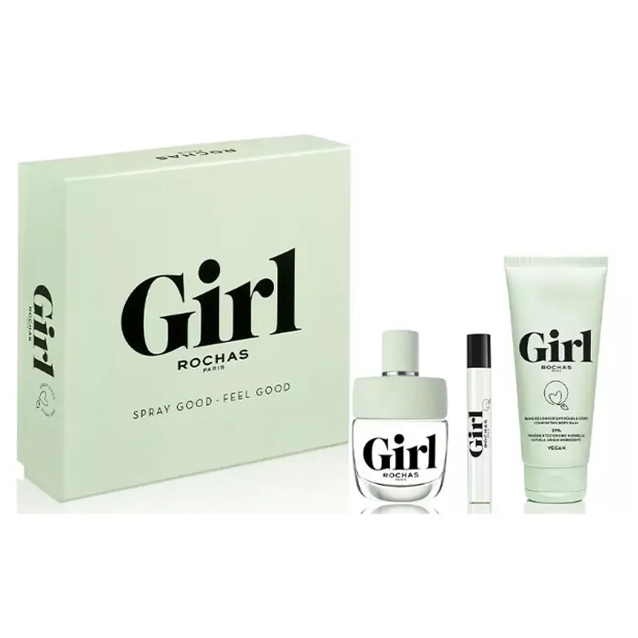 Rochas Girl Eau De Toilette Spray 100ml Set 3 Piezas