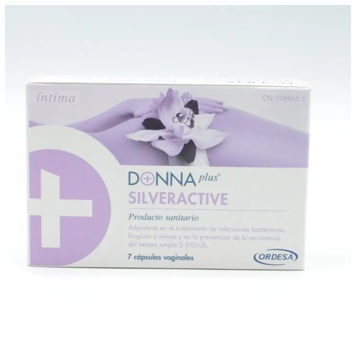 DonnaPlus Silveractive 7 Capsules Vaginales 