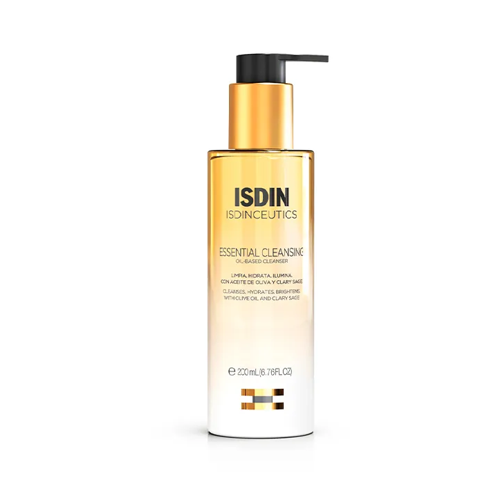 Isdin Essential Cleansing Olio Detergente per il Viso 200ml
