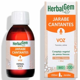 Herbal Gem Jarabe Cantantes Suaviza Y Alivia 250ml