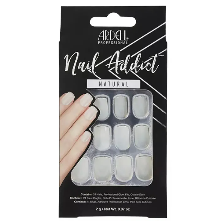 Ardell Nail Addict Natural Squared False Nails