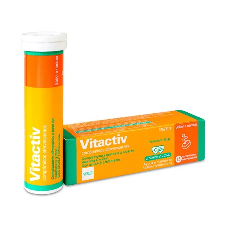 Teva Vitactiv 15 Comprimidos Efervescentes 60g