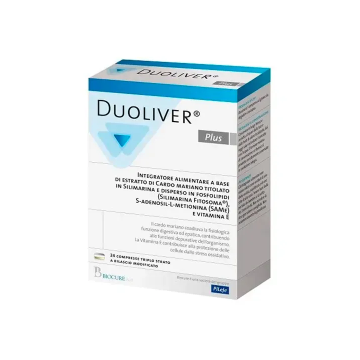 Pileje Duoliver Plus  24 Compresse