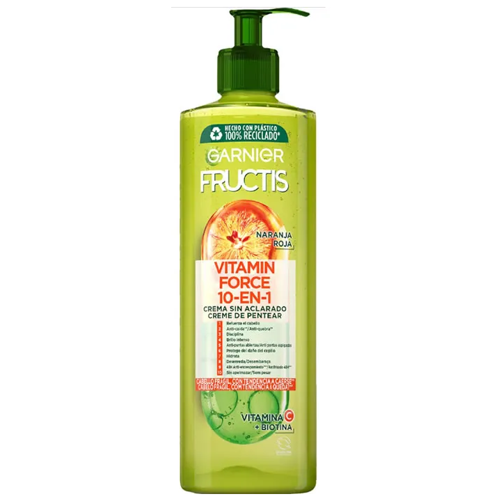 Garnier Fructis Vitamin Force No Rinse Cream 400ml