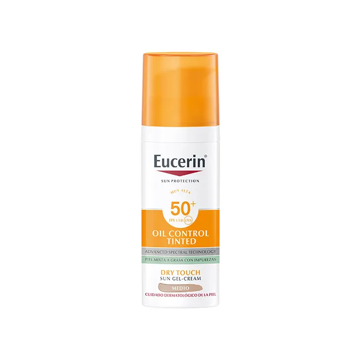 Eucerin Gel Cream Oil Control Farbe Medium Spf50+ 50ml