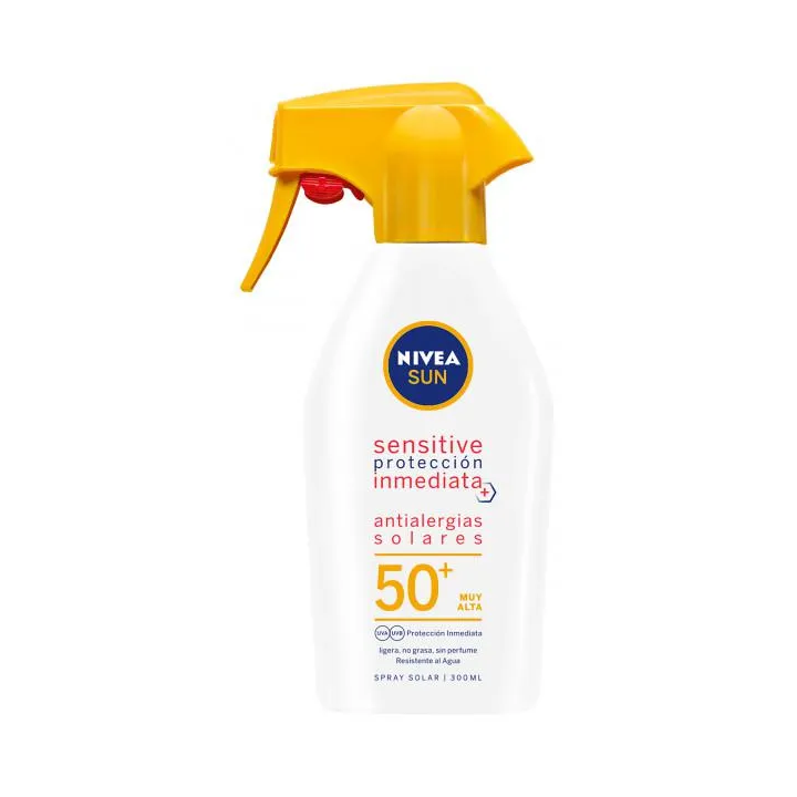 Br Nivea Sensitive F50 Pistola 270 Antialergias Solares