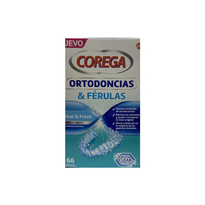 Corega Orthodontics & Splints 66 Compresse