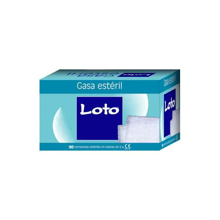 Indasec Loto Gasa Suave Hidrófila 100 Algodón 90 Uds