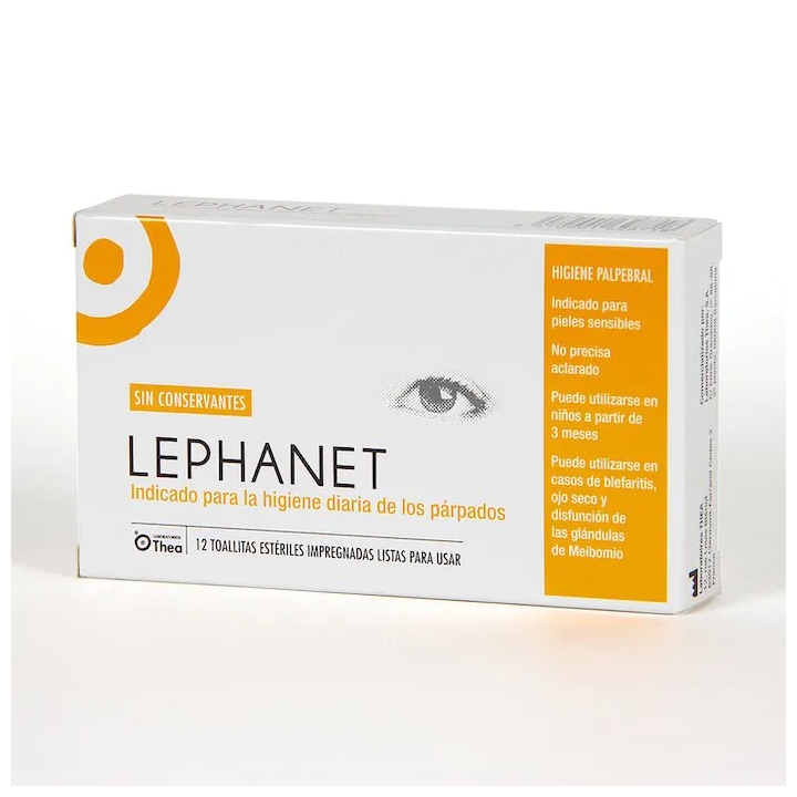 Thea Lephanet 12 Toallitas Limpiadoras Ojos