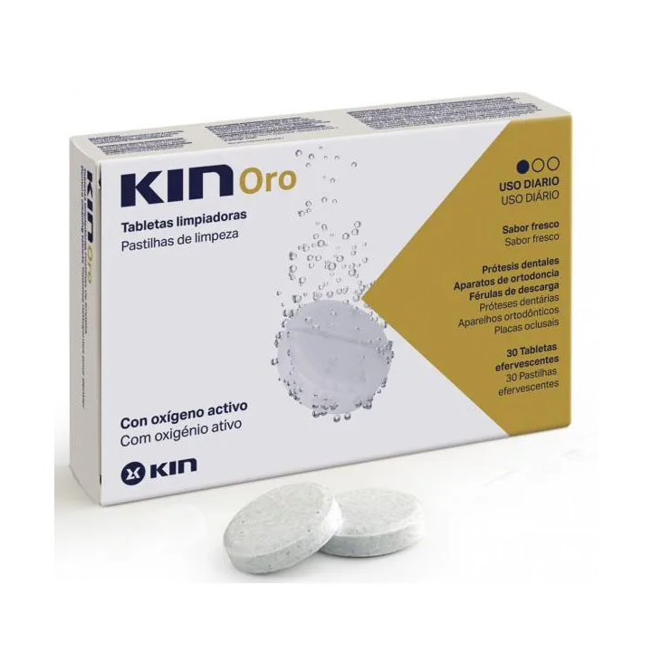 Kin Oro Tabletas Efervescentes 30U 