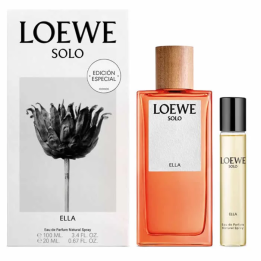 Loewe Solo Ella Eau De Parfum Spray 100ml Set 2 Piezas