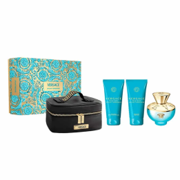 Versace Dylan Torquoise Eau De Toilette Spray 100ml Coffret 4 Produits