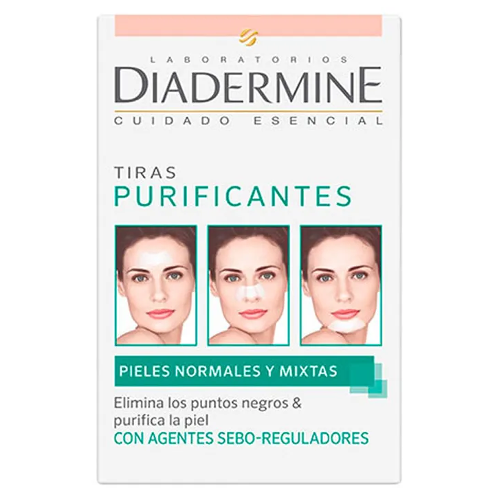 Diadermine Purifying Strips Normal Combination Skin 6 Unità