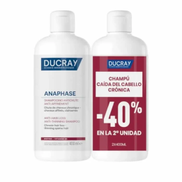 Ducray Anaphase Champú Caída Del Cabello Crónica Antiafinamiento 2x400ml