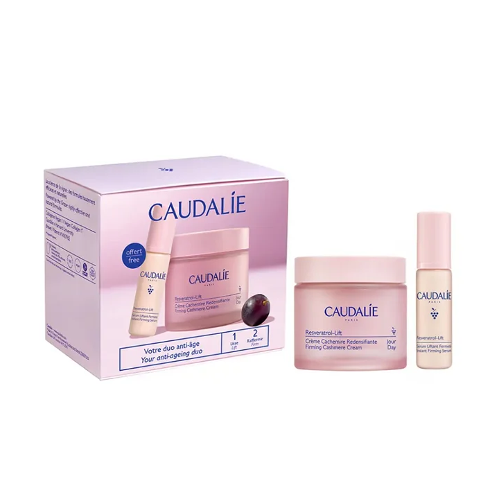 Caudalie Resveratrol-Lift Firming Cashmere Cream 50ml Set 2 Parti