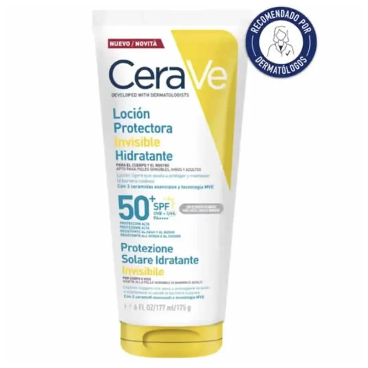 CeraVe Invisible Hydrating Protective Lotion Spf50+ 75ml