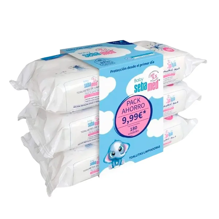 Sebamed Baby Cleansing Wipes batch 3 x 60