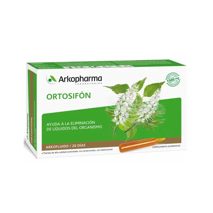 Arkopharma Arkofluido Ortosifon 20 Ampollas