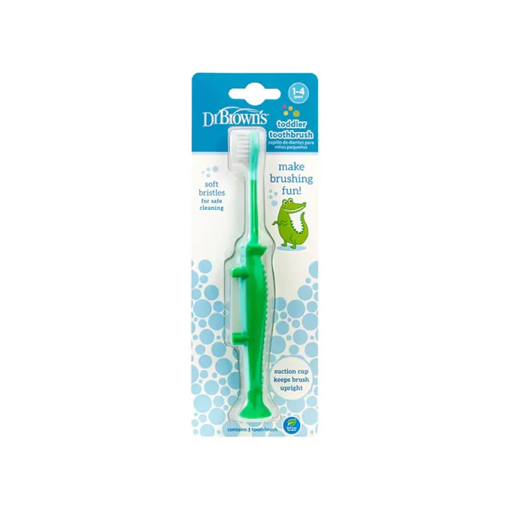 Dr. Brown's Spazzolino da denti coccodrillo 1-4 anni