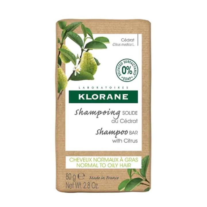 Klorane Festes Shampoo mit Zitronengras 80 g