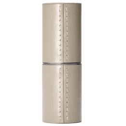 La Bouche Rouge Beige Leather Lipstick Case