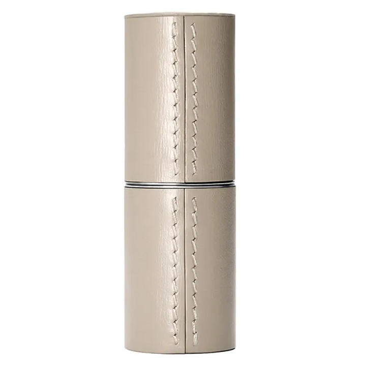 La Bouche Rouge Beige Leather Lipstick Case