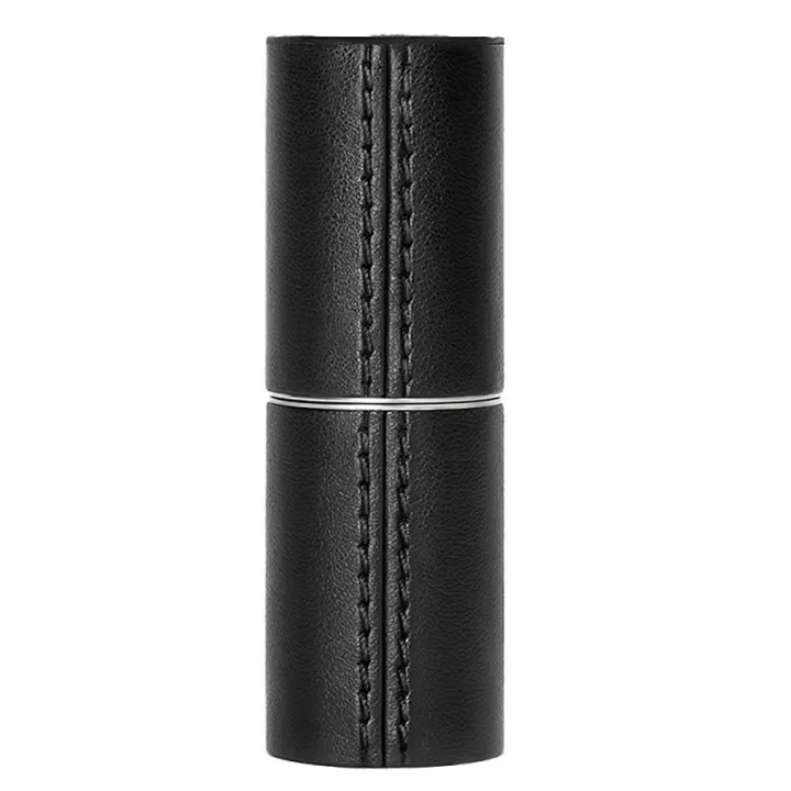 La Bouche Rouge Black Leather Lipstick Case