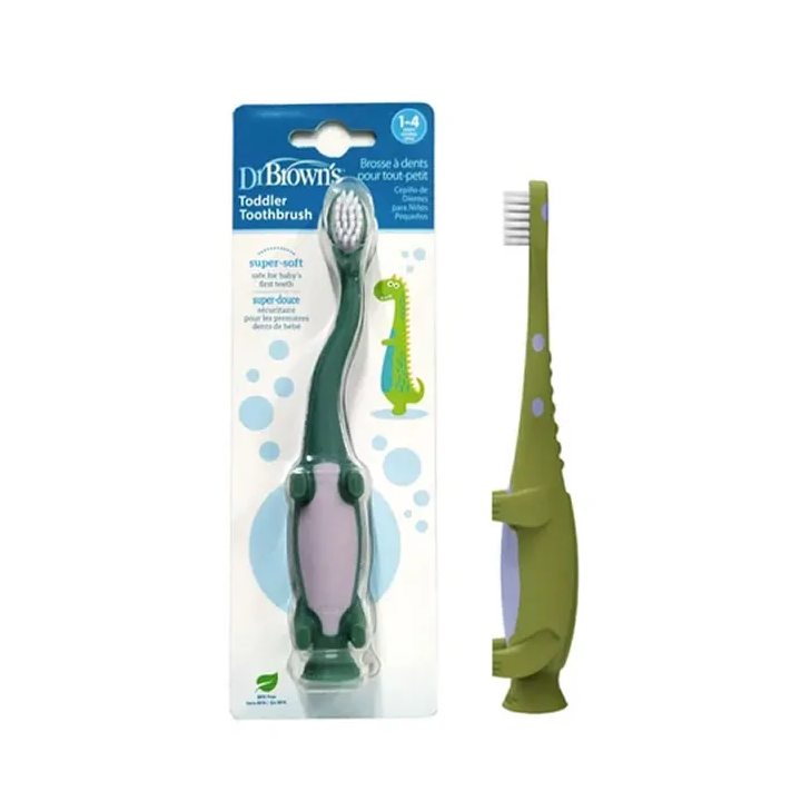 Brosse à dents Dr. Brown's 1-4 ans Dinosaure 