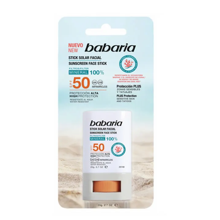 Babaria Sunscreen Face Stick Spf50 20g