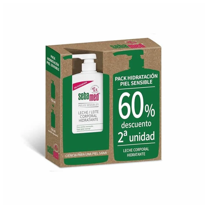 Sebamed Leche Corporal Hidratante Para Piel Normal 2x750ml