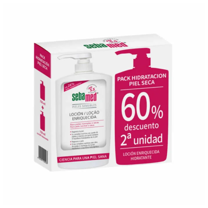 Sebamed Enriched Lotion for Normal or Dry Skin 2x750ml